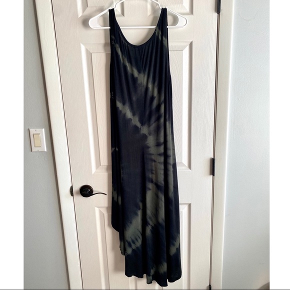 Forever 21 Black & Green Tie Dye Dress Size Large - Picture 3 of 7